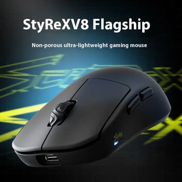 Scyrox V8 8k Mouse Three-Mode 2.4gWireless Light Weight Customized 30KDPI Pixart3950 Gaming Mouse
